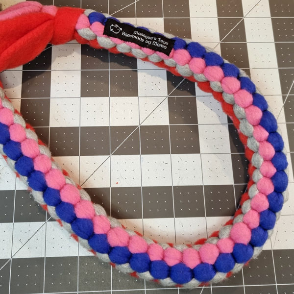 Long Tuggy - Red, Blue, Pink and Grey - Image 2