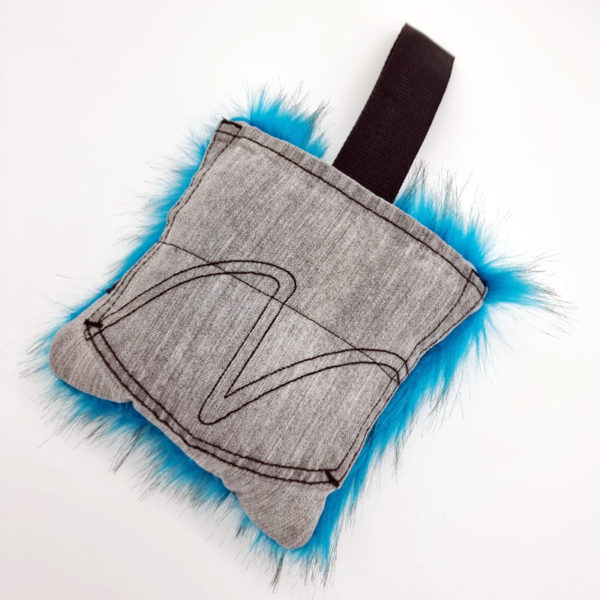 Blue Fluffy Pocket