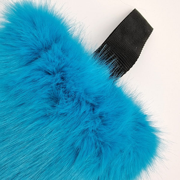 Bright Blue Fluffy Pocket - Image 3