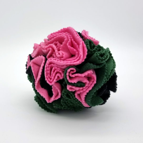 Snuffle Ball - Black, Green and Pink